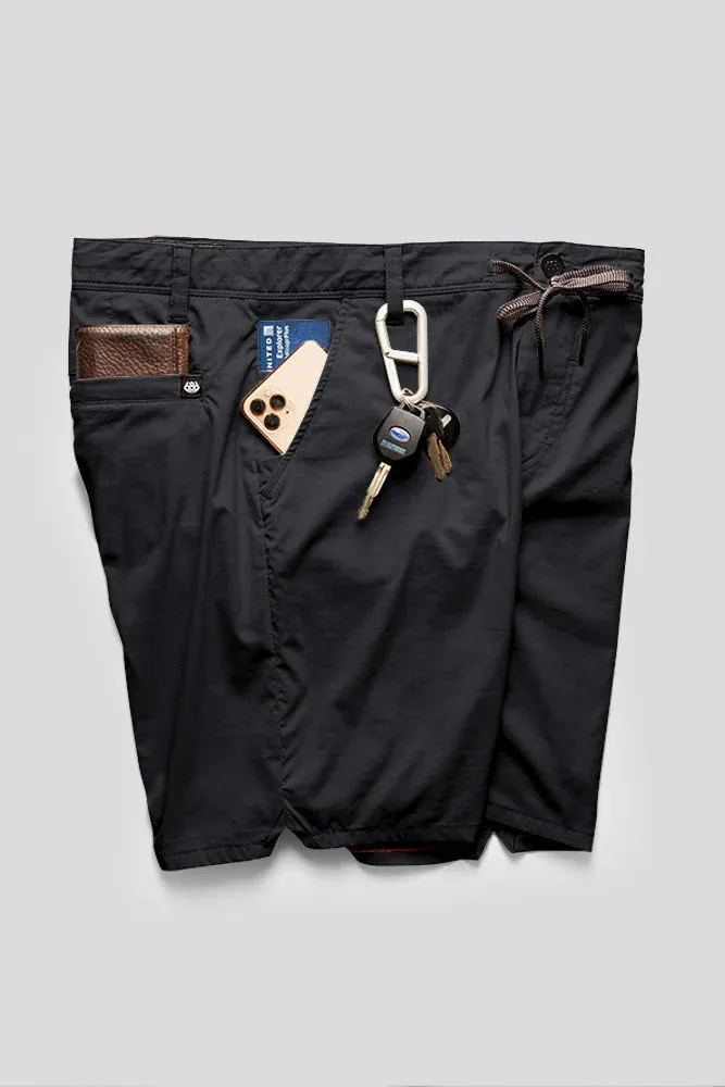 686 Everywhere Featherlight Chino Shorts Black