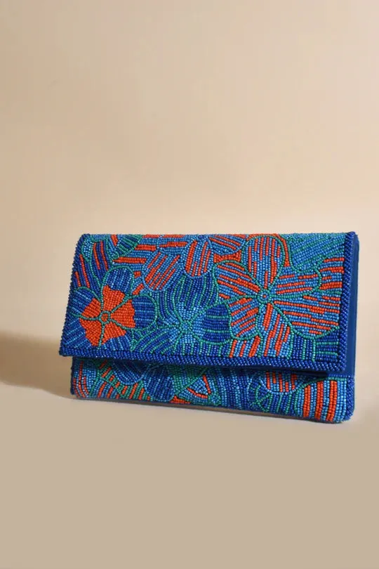 Adorne Flower Power Clutch