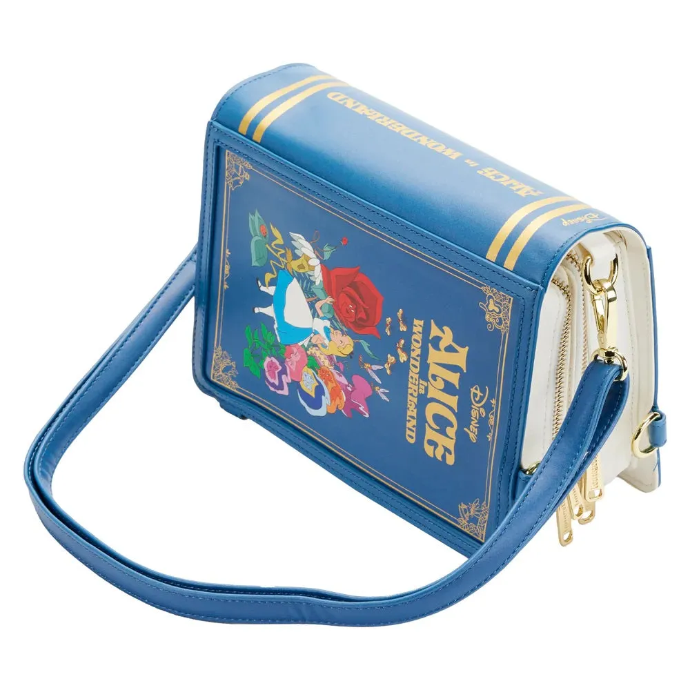 Alice in Wonderland Book Convertible Crossbody Bag