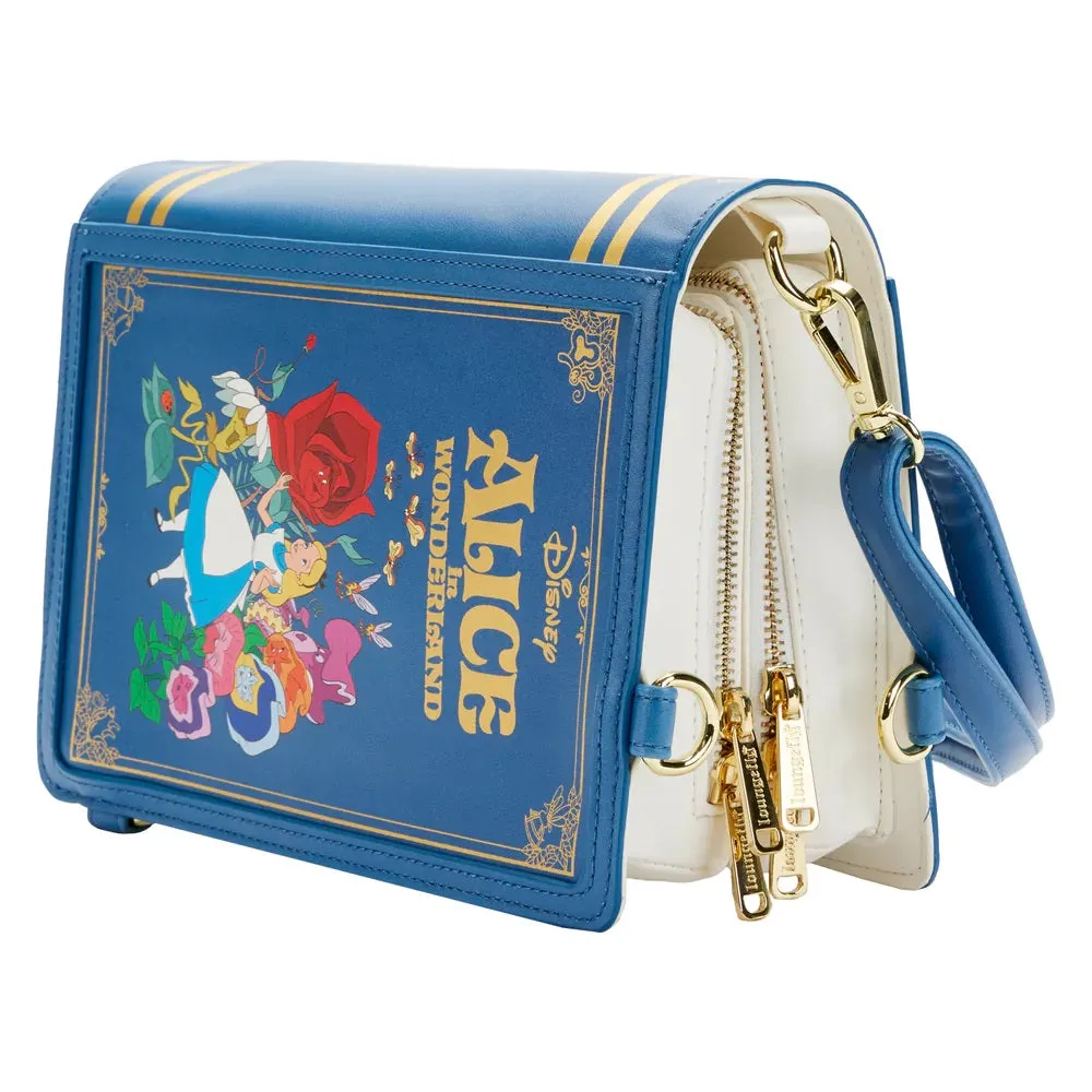 Alice in Wonderland Book Convertible Crossbody Bag