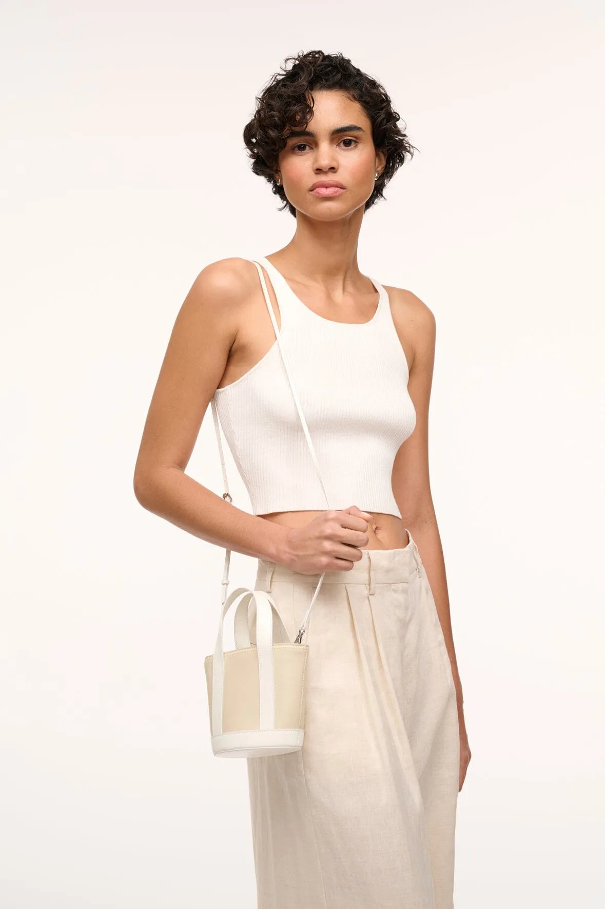 ALLORA MICRO TOTE | CREAM PAPER