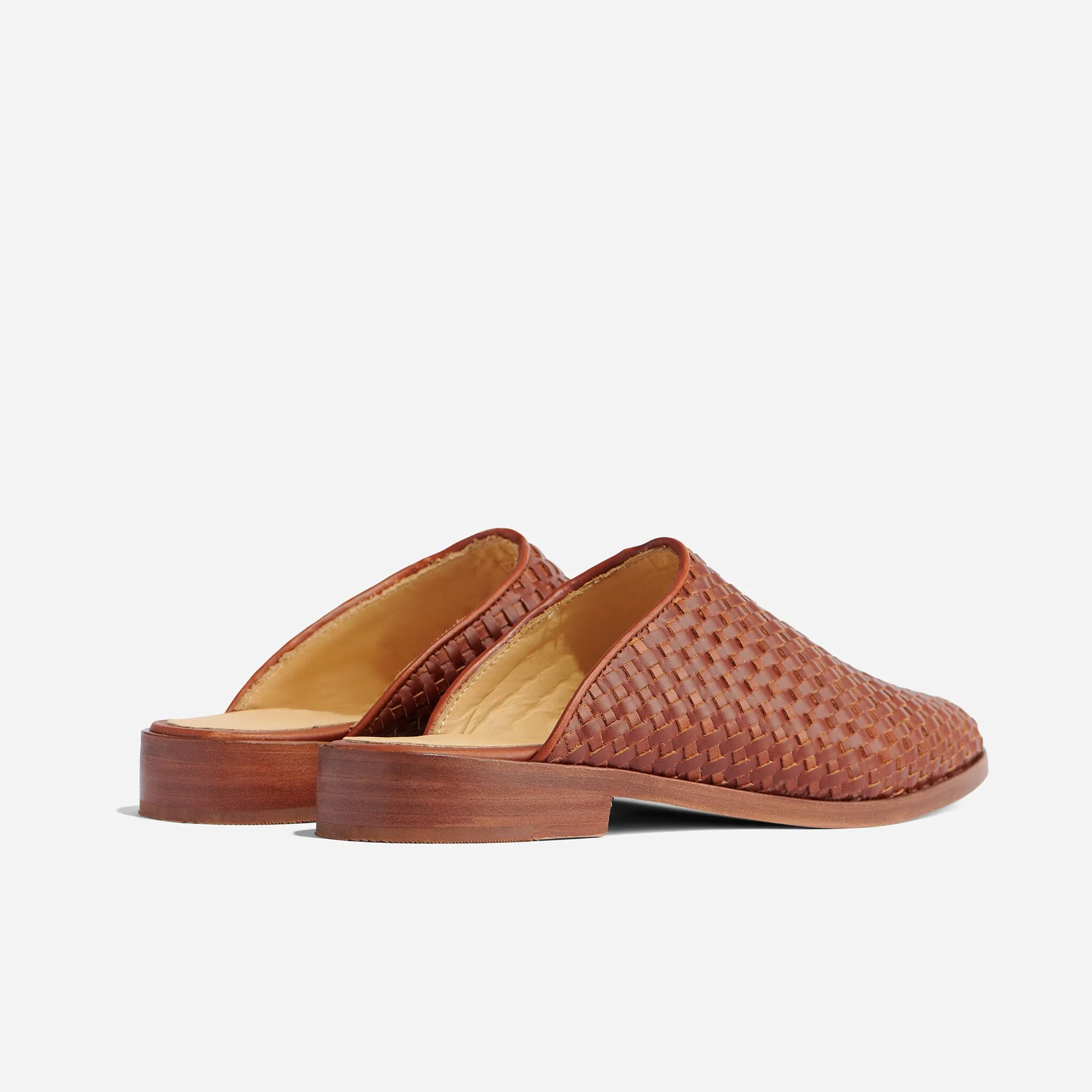 Ama Woven Mule Woven Brandy