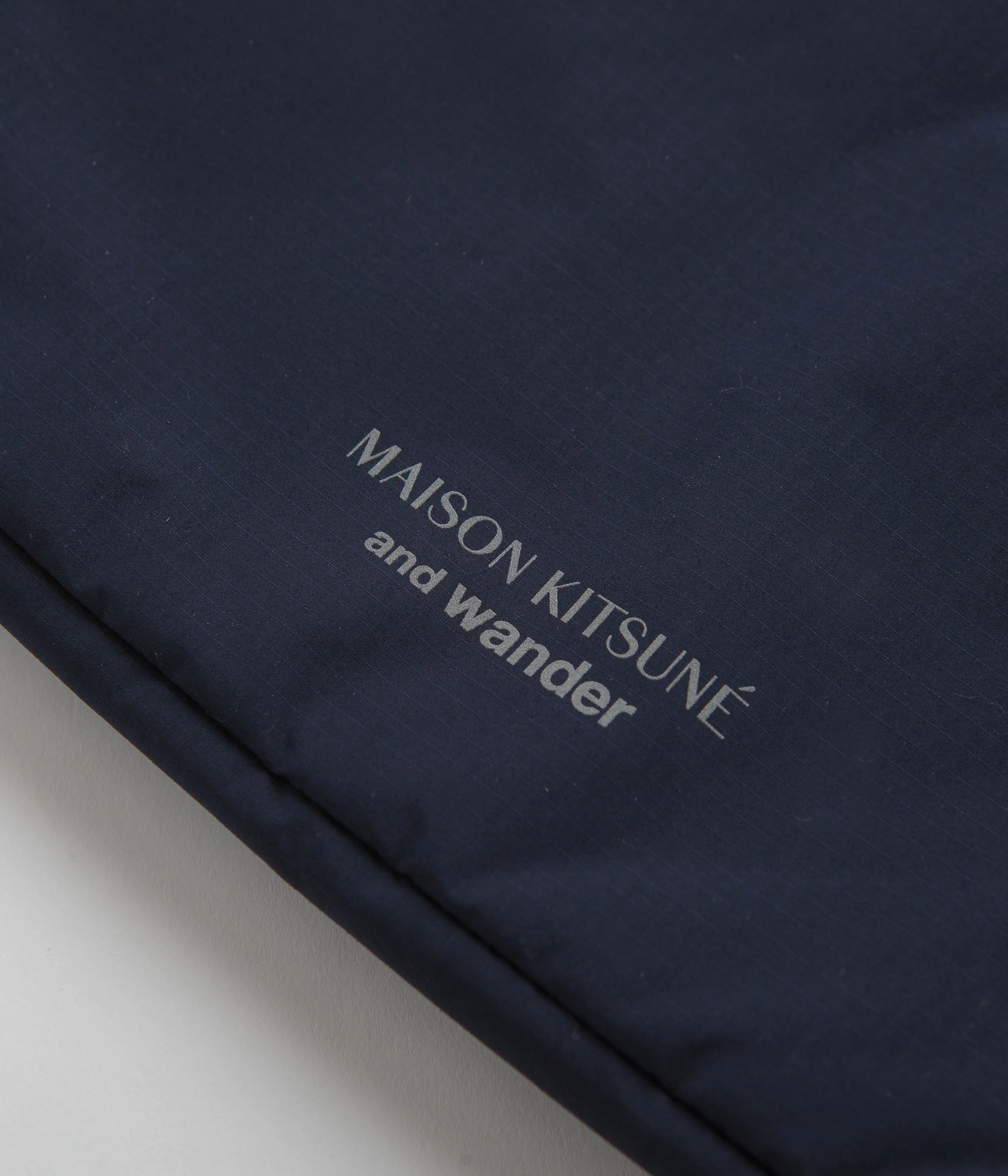 and wander x Maison Kitsune Sacoche - Navy