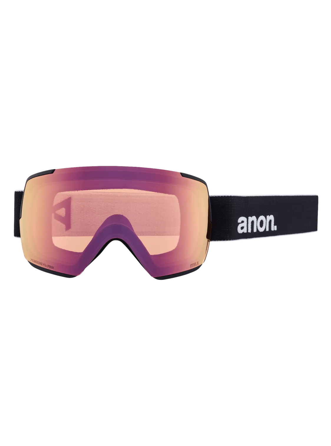 ANON M5S Black - Perceive Variable Blue   Perceive Cloudy Pink  MFI Facemask Snow Goggle