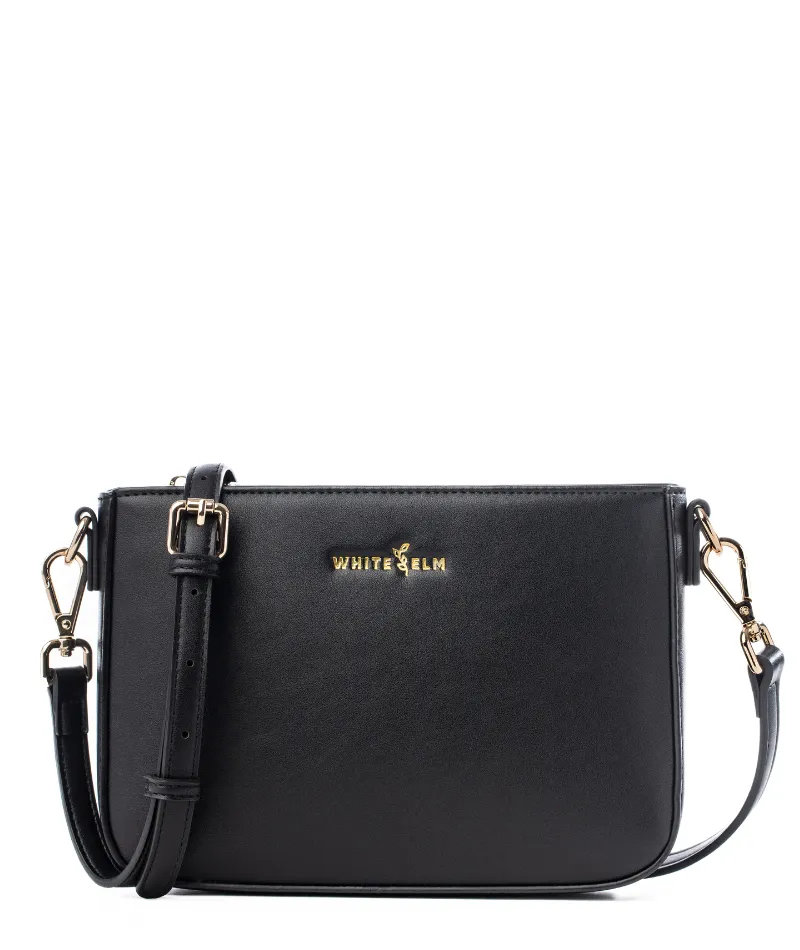 Ara Convertible Crossbody Clutch - Black