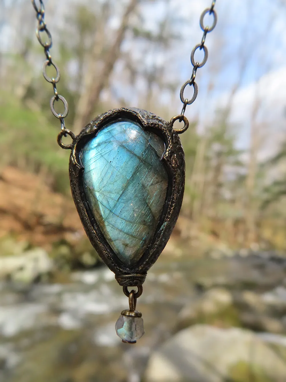 Augustine Arch ~ Labradorite Amulet