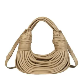 Beige Creative Noodles Bag