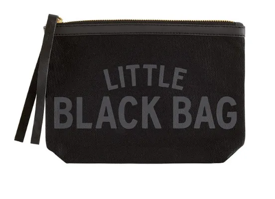 Black Canvas Pouch