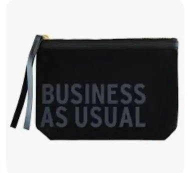 Black Canvas Pouch