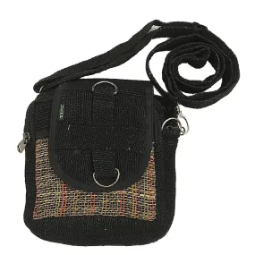 Black Hemp Mini Purse