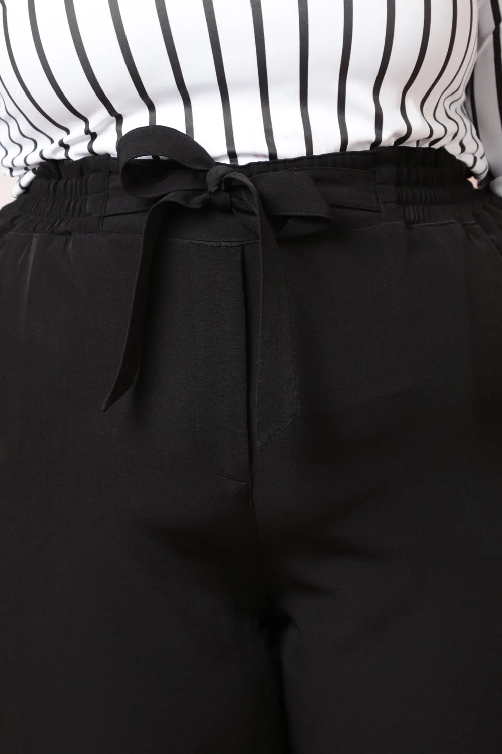 Black High Waist Pants