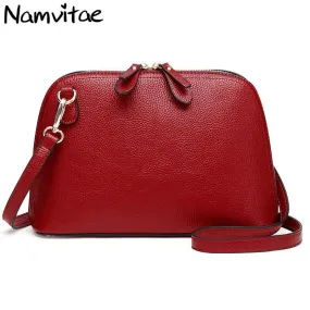 Brand Genuine Leather Women Messenger Bag Shoulder Bag