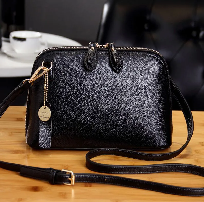 Brand Genuine Leather Women Messenger Bag Shoulder Bag