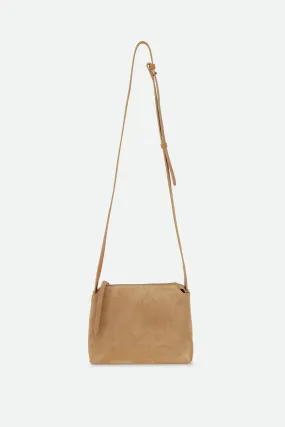 BRIDGET CROSSBODY SUEDE BAG IN COGNAC