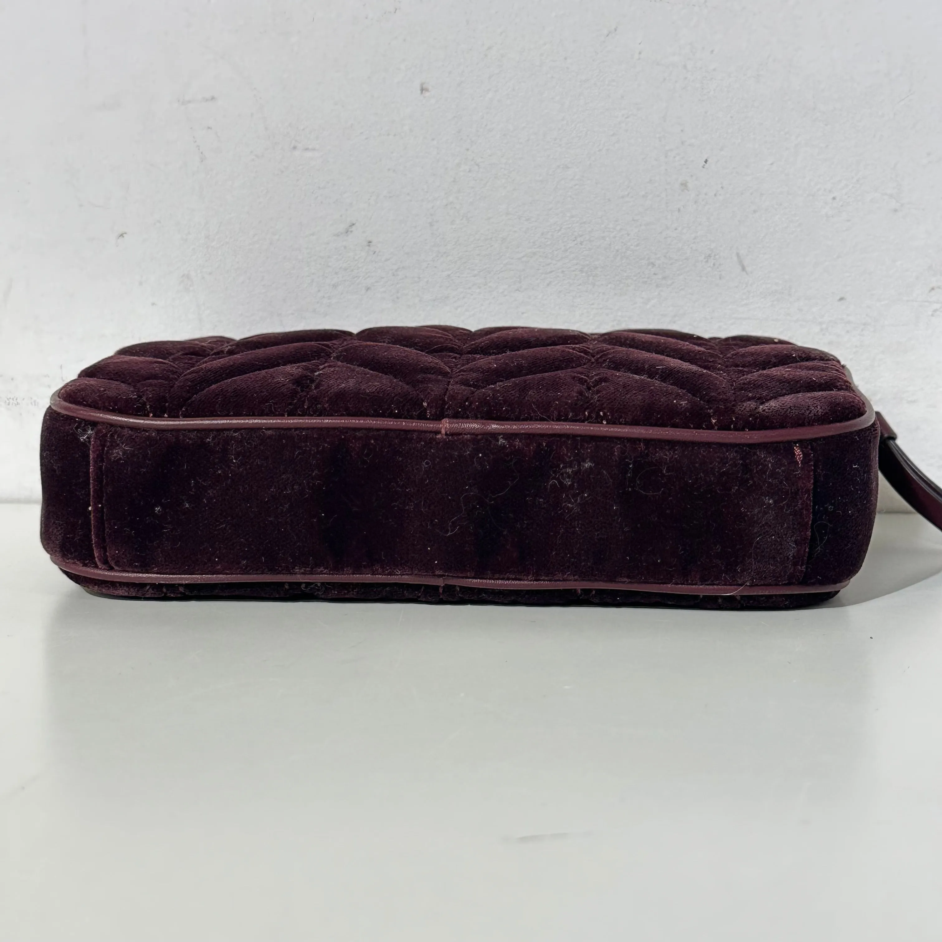 Burgundy Clutch