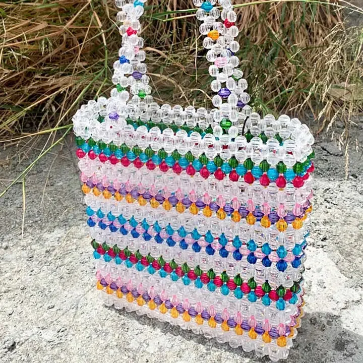 Candyland Beaded Tote