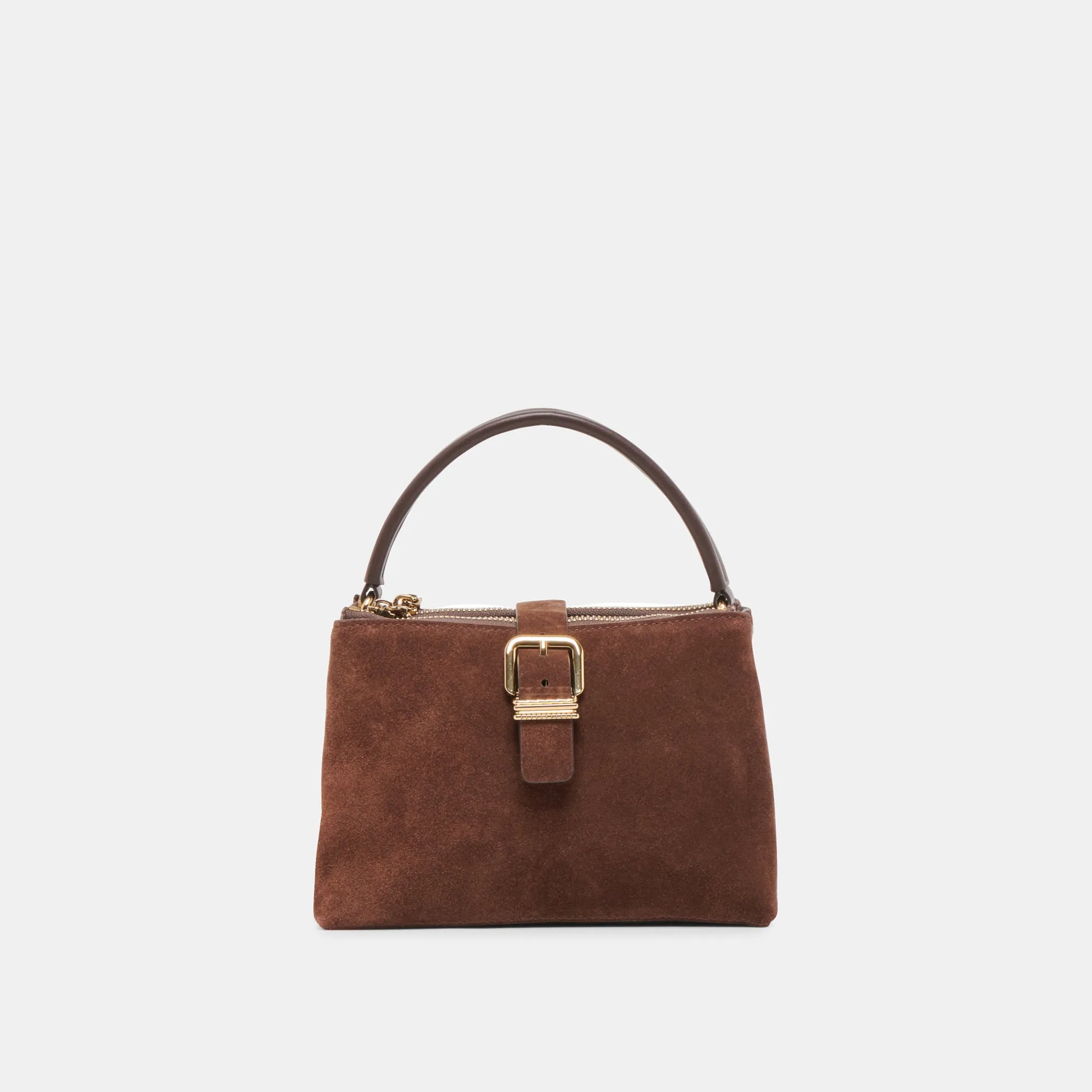 CHARLY CROSSBODY CHOCOLATE SUEDE