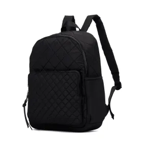 CIAO Quilted Nylon Backpack in Black or Grey Green