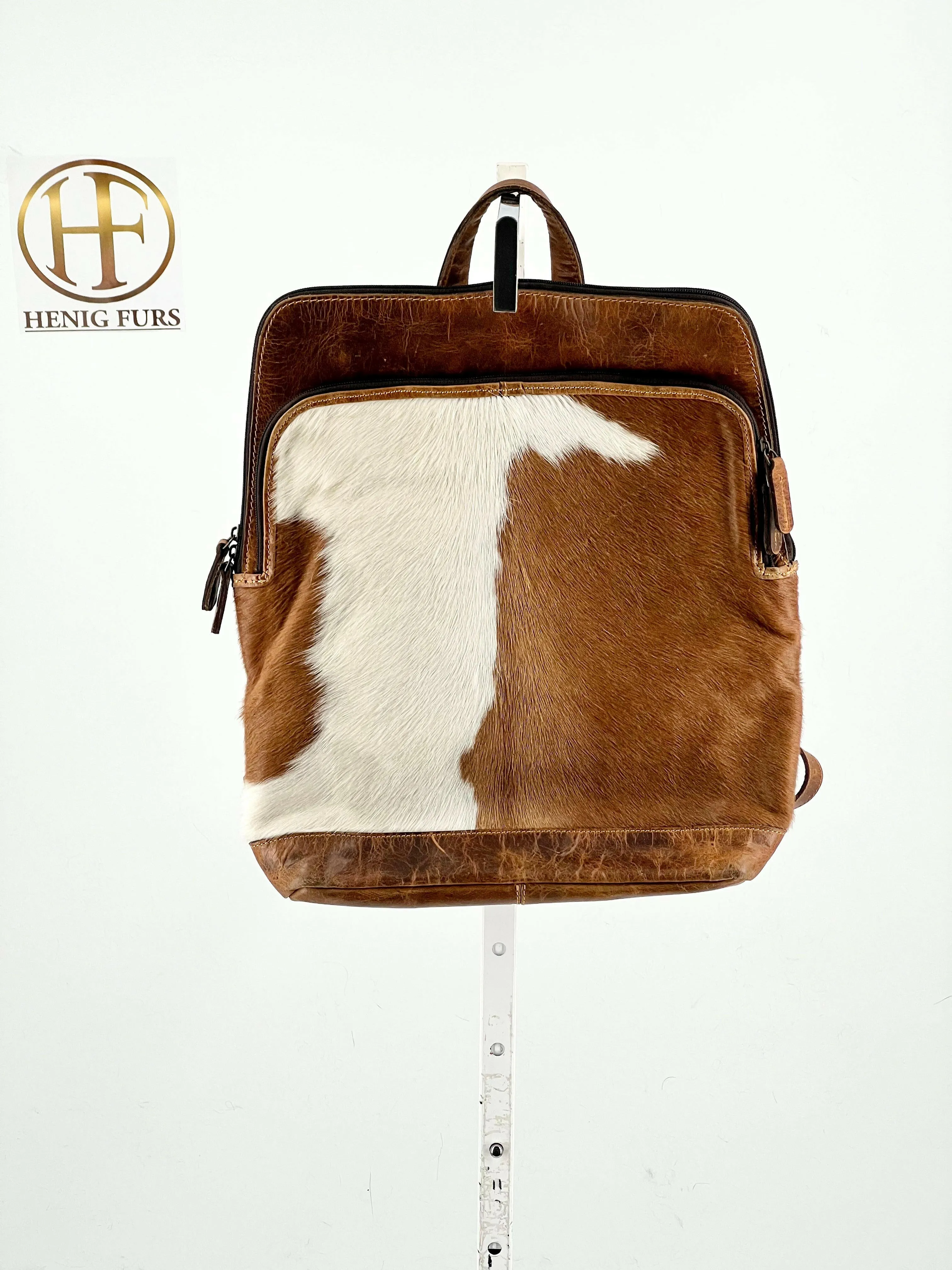 Cowhide Leather Backpack