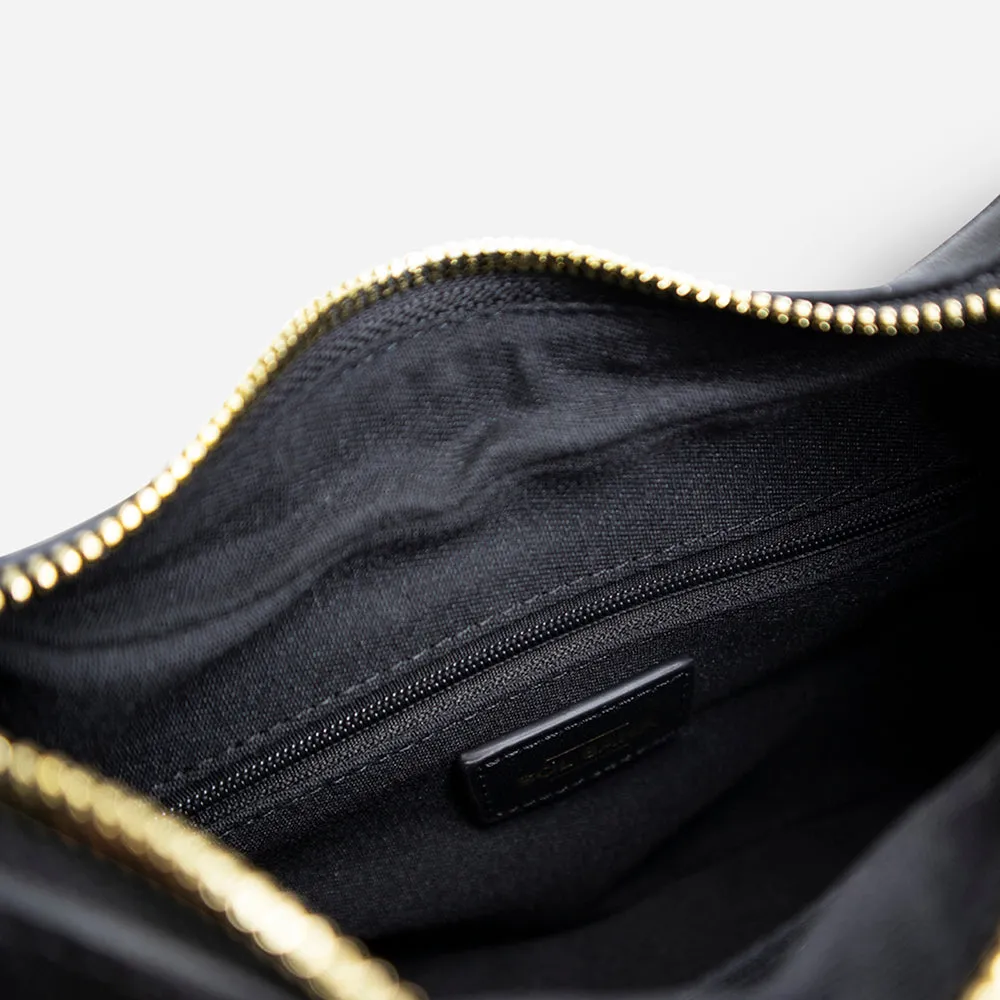 Crescent Bag Black/Gold