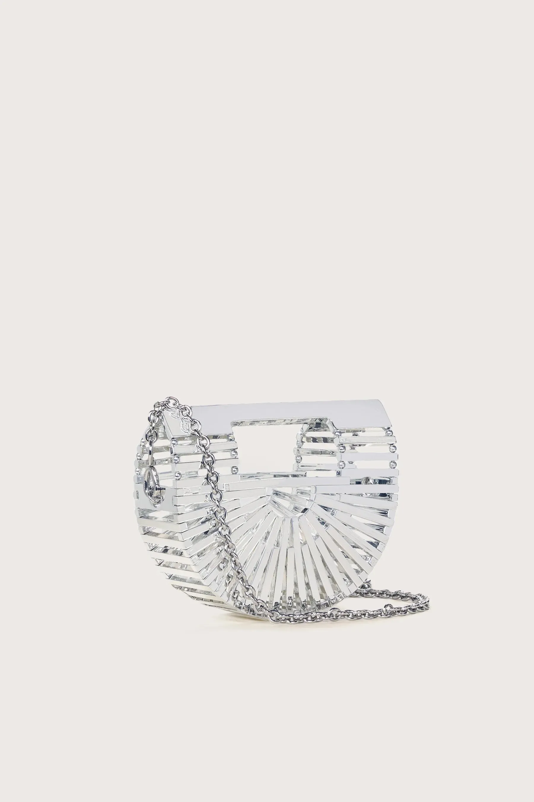 Cult Gaia - Gaia’s Ark Nano Crossbody - Shiny Silver