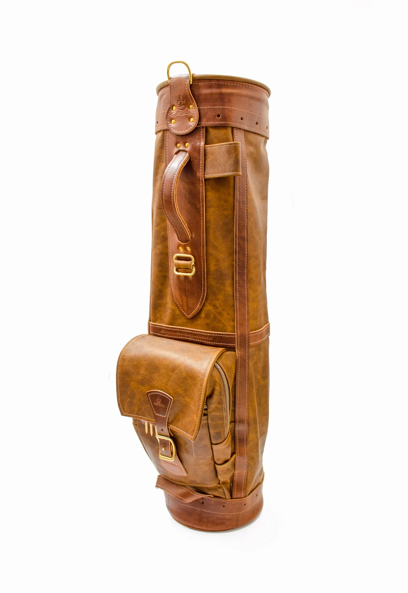 Custom Premium Leather Sunday Style Golf Bag