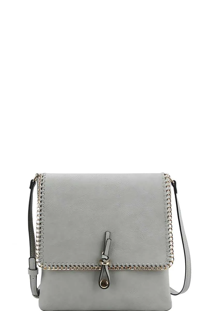 Designer Trendy Chained Crossbody Bag