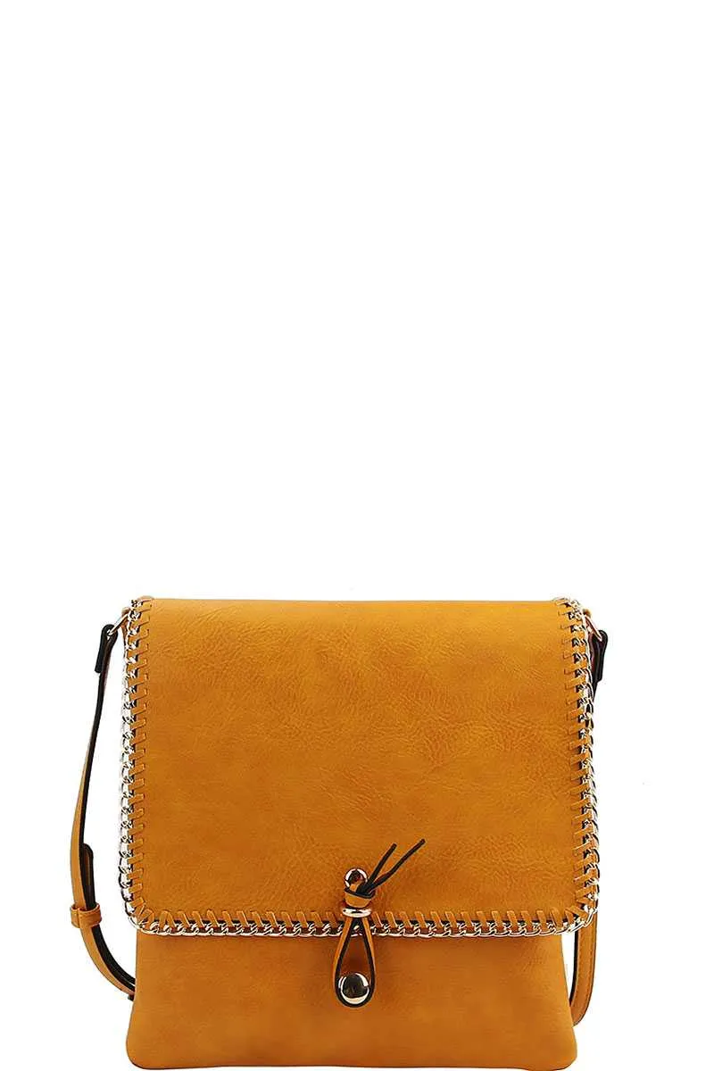 Designer Trendy Chained Crossbody Bag