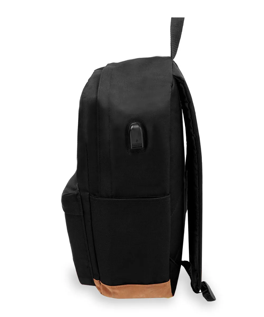 EVEREST VINTAGE LAPTOP BACKPACK W/ USB PORT