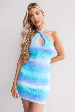 Fiona Dress - Blue