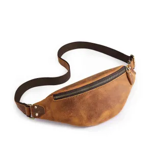 Genuine Leather Designer Belt Bag