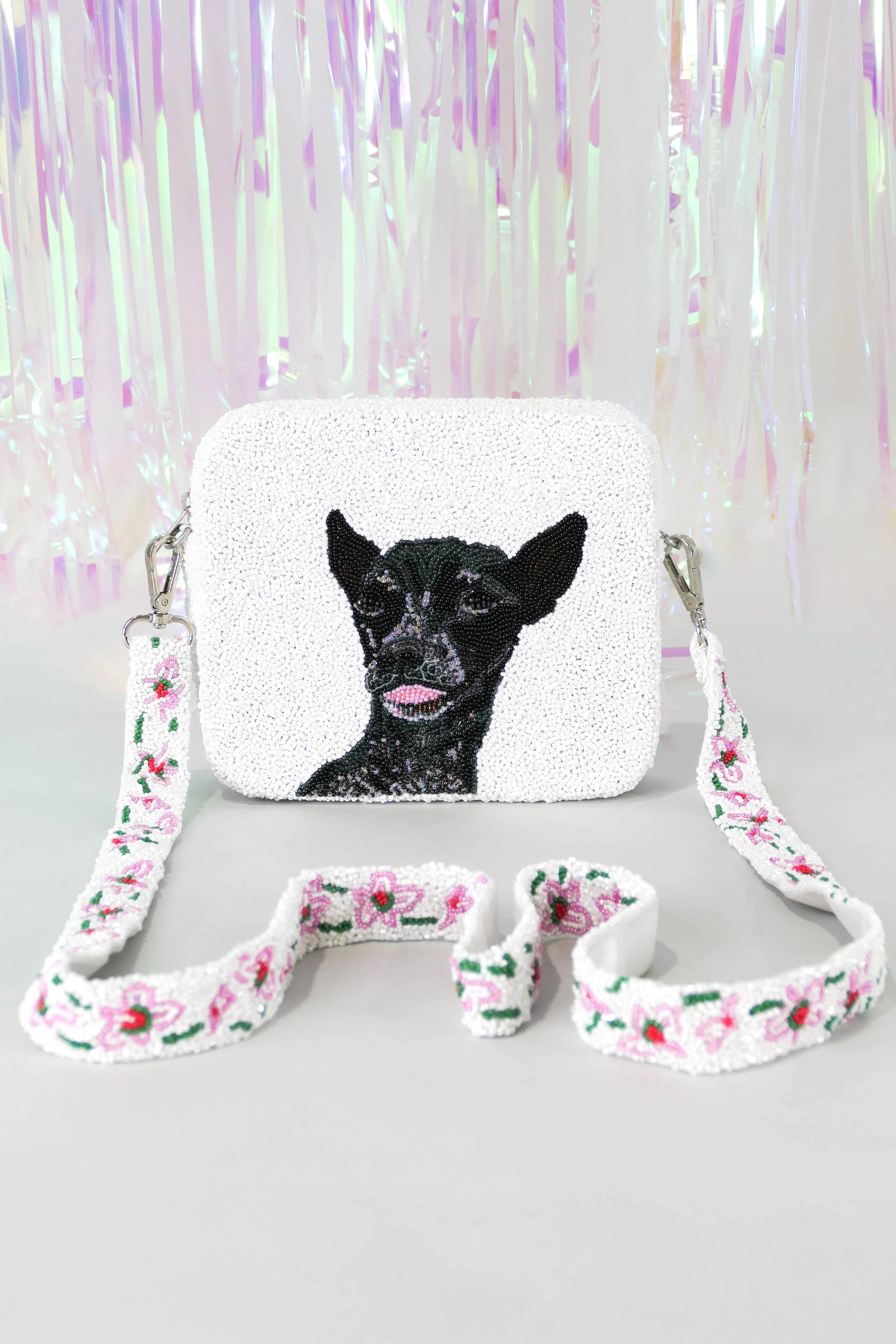 Glamfox - Custom Pet Beaded Crossbody [Pre-Order]