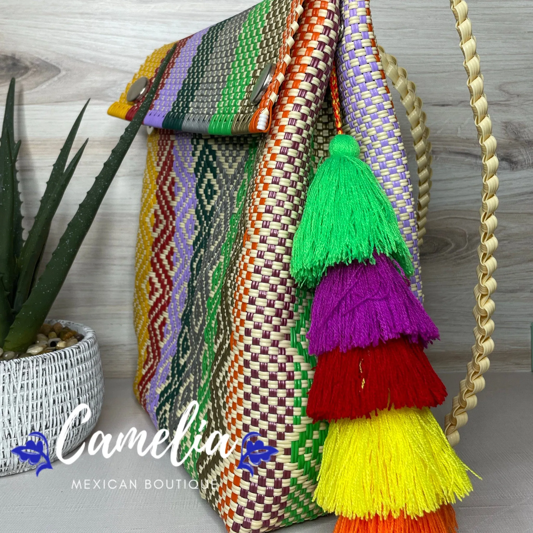 Handwoven Oaxacan Upcycled Backpack