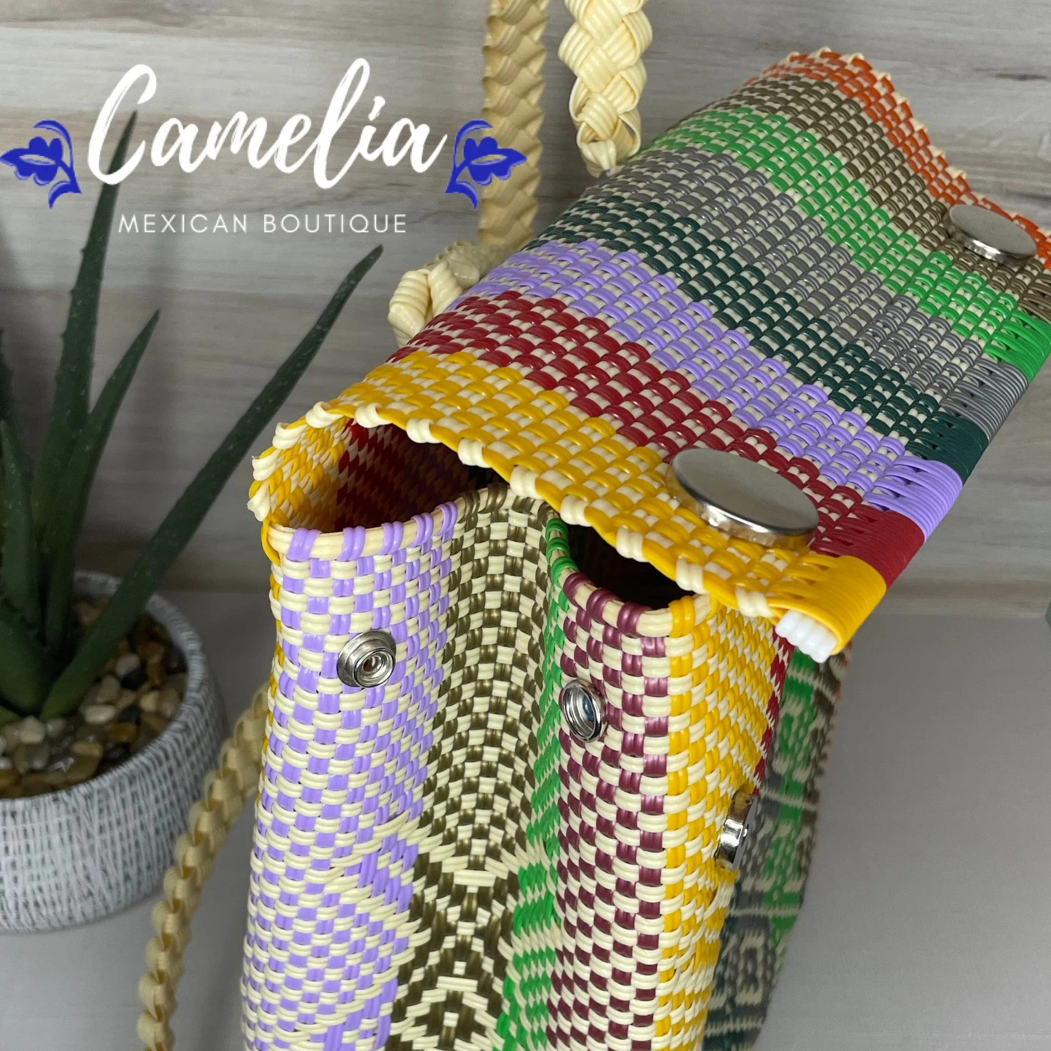 Handwoven Oaxacan Upcycled Backpack