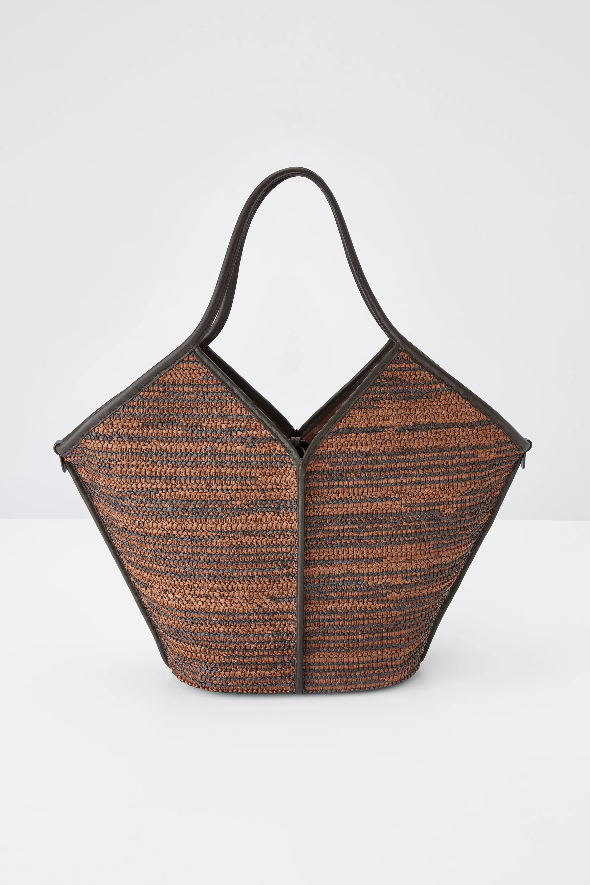 Hereu Calella Raffia Bicolour Bag