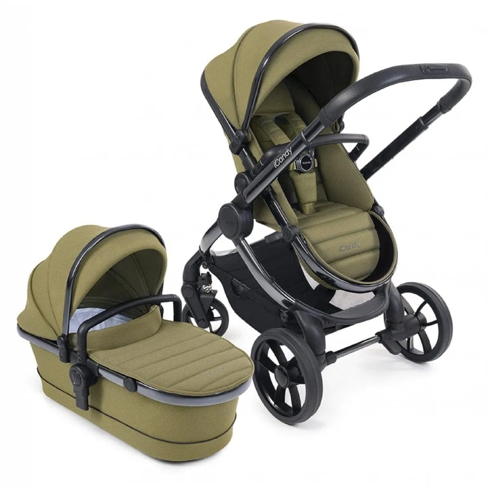 iCandy Peach 7 Cybex Cloud G Complete Travel System Bundle - Olive