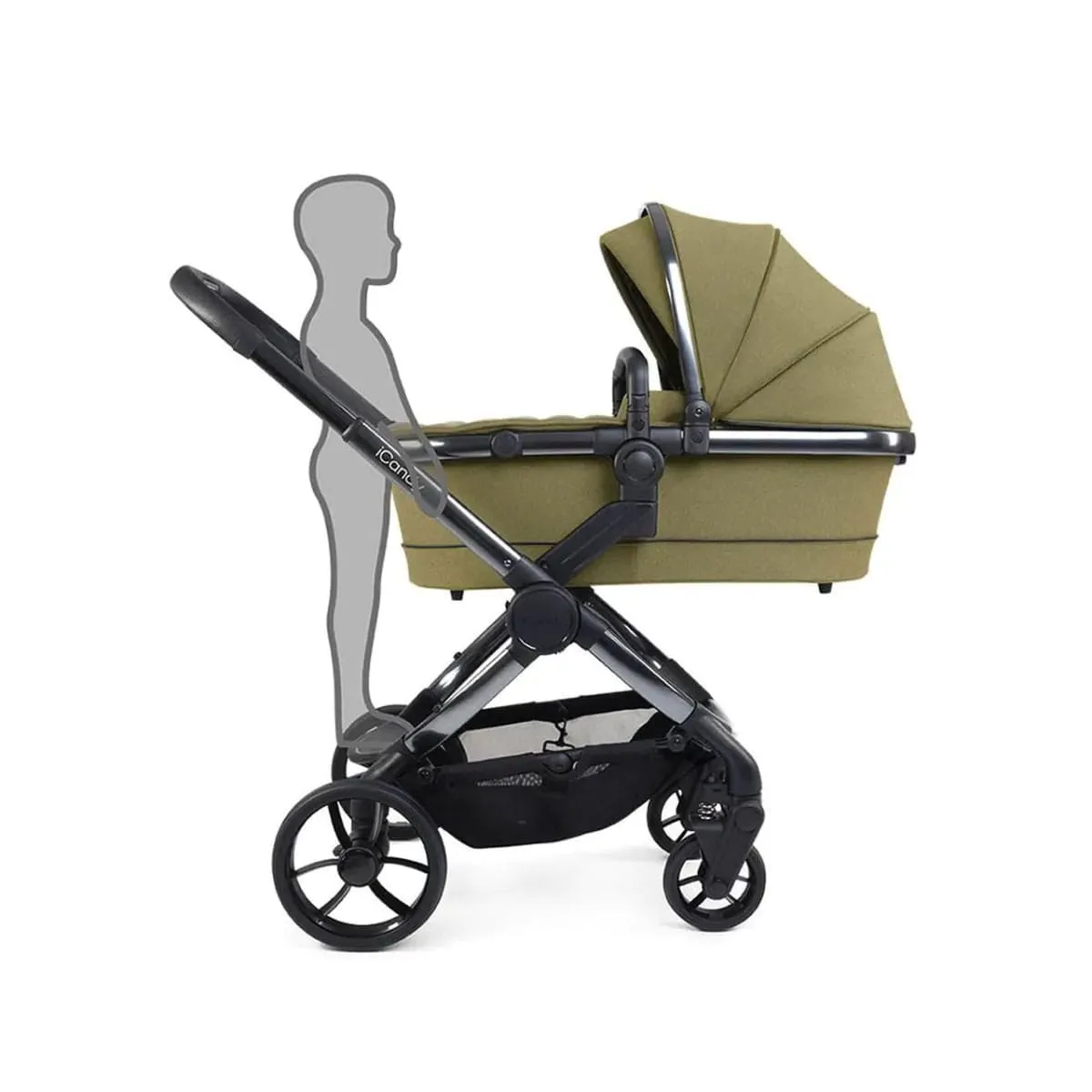 iCandy Peach 7 Cybex Cloud G Complete Travel System Bundle - Olive