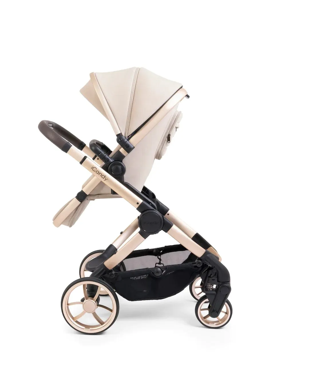 iCandy Peach 7 Maxi Cosi Pebble 360 Complete Travel System Bundle - Biscotti