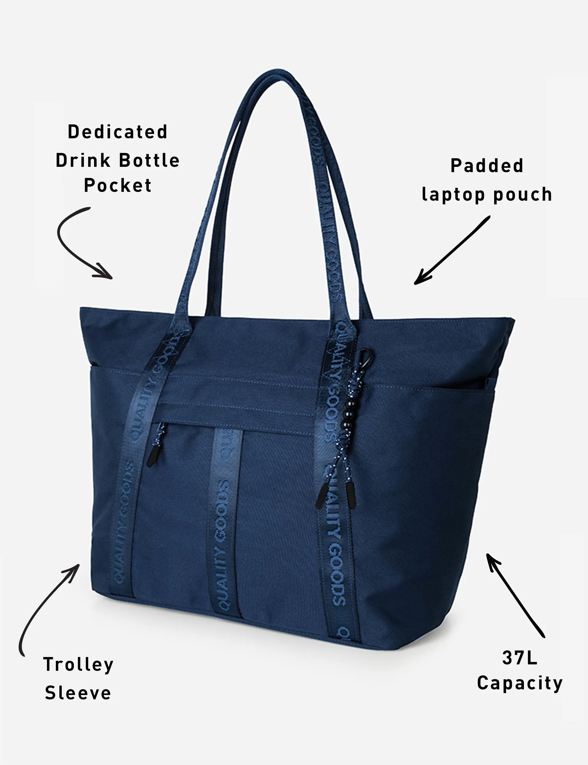 Jasper Tote Large - Navy