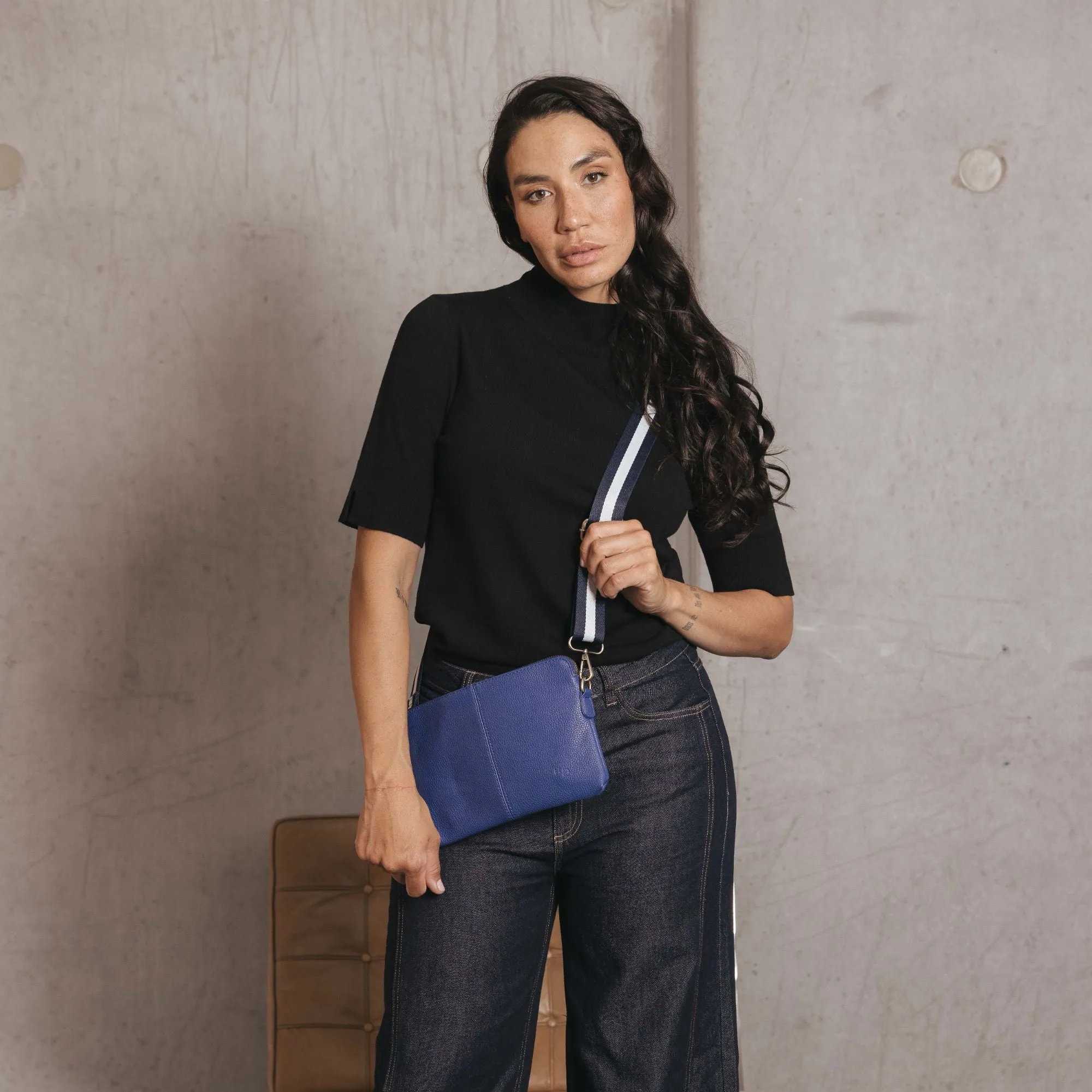 Kiara  Cobalt Blue Crossbody/Clutch