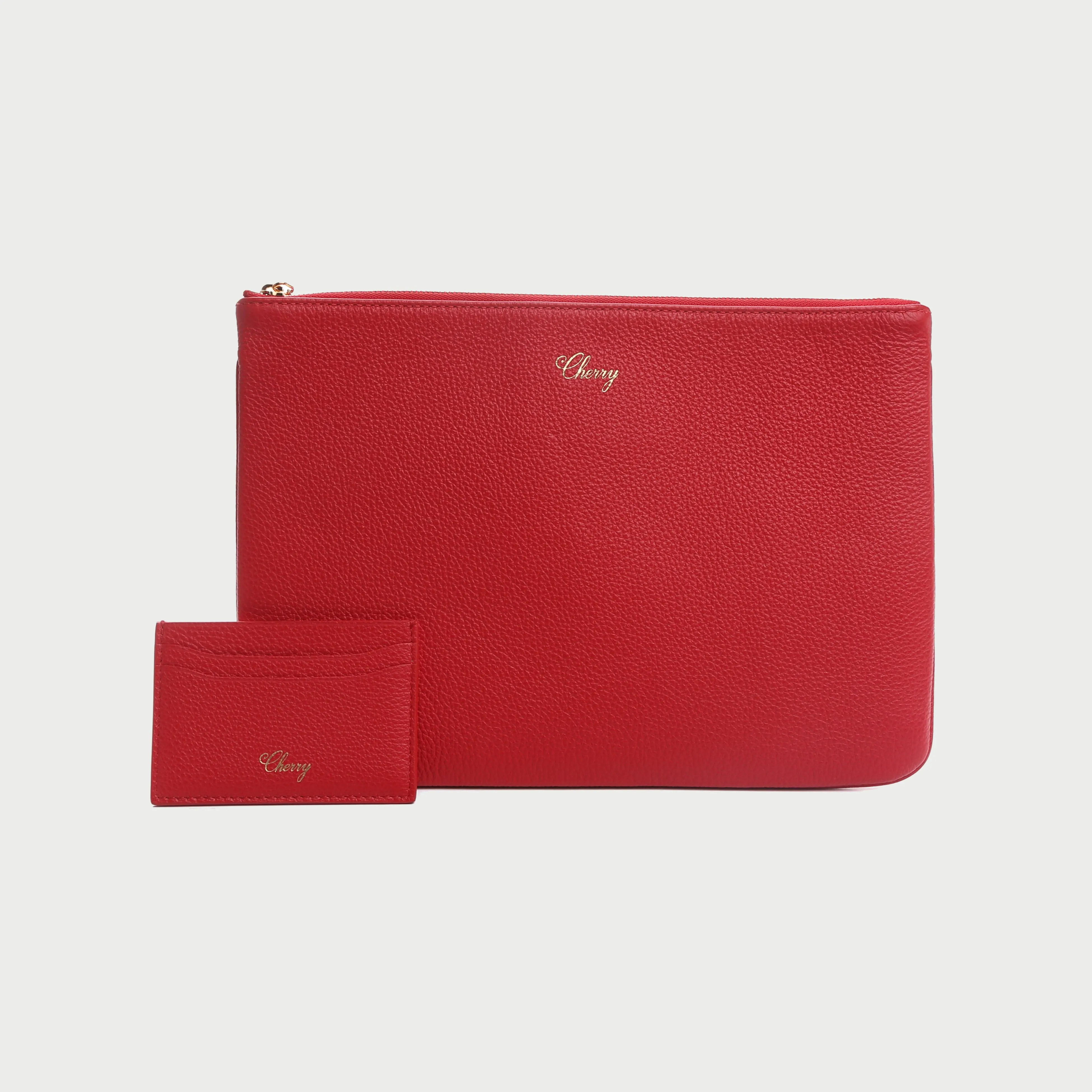 Leather Pouch (Red)