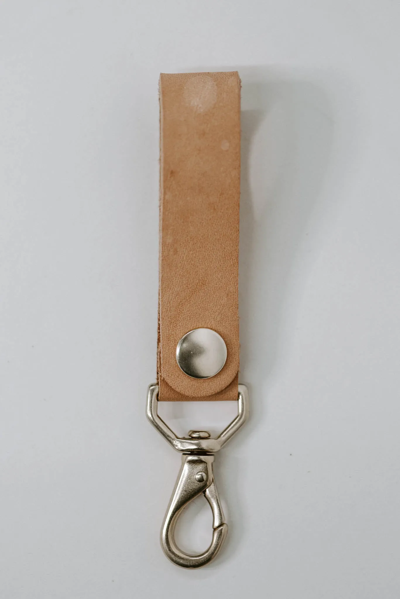 Leather Snap Keychain