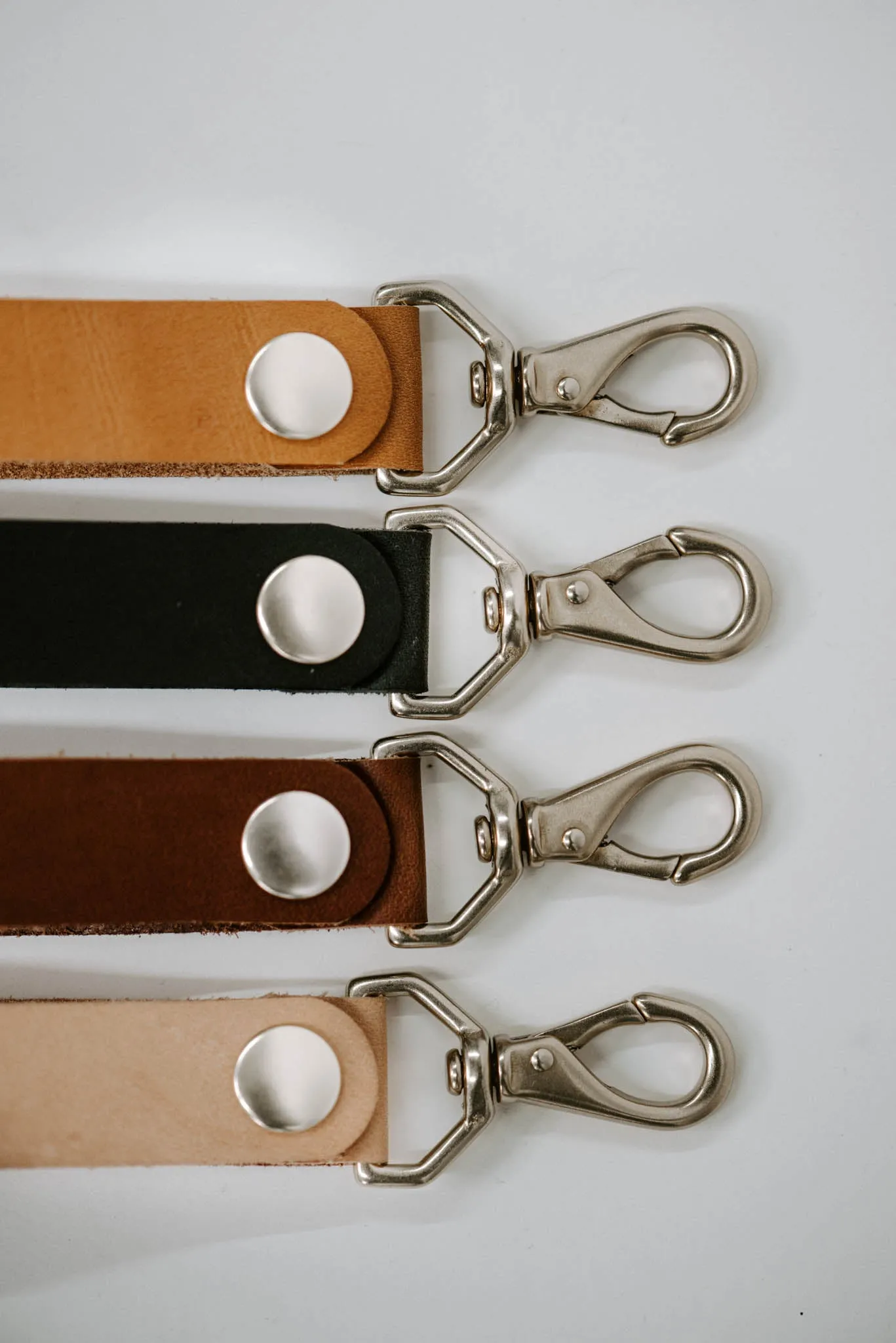 Leather Snap Keychain