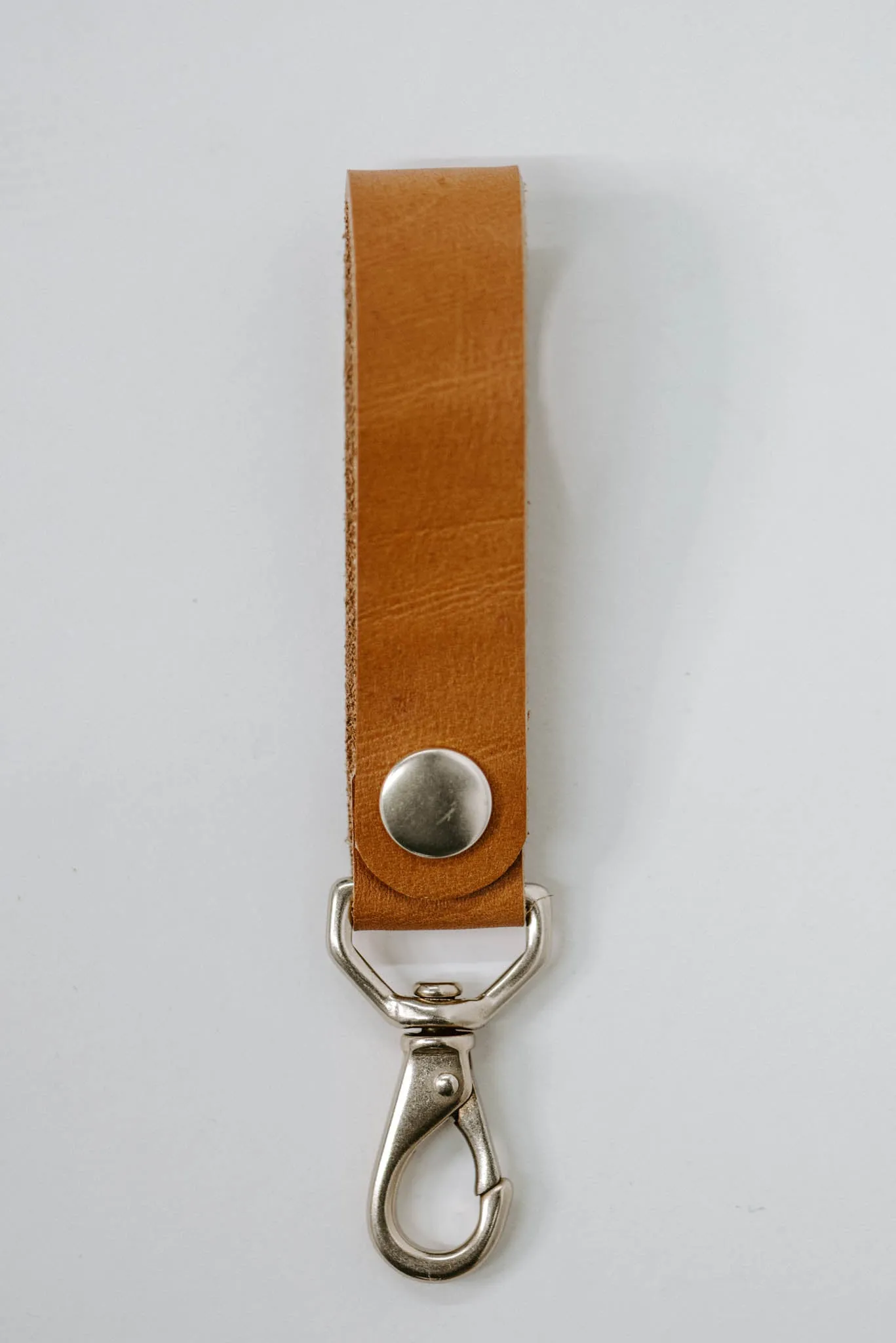 Leather Snap Keychain