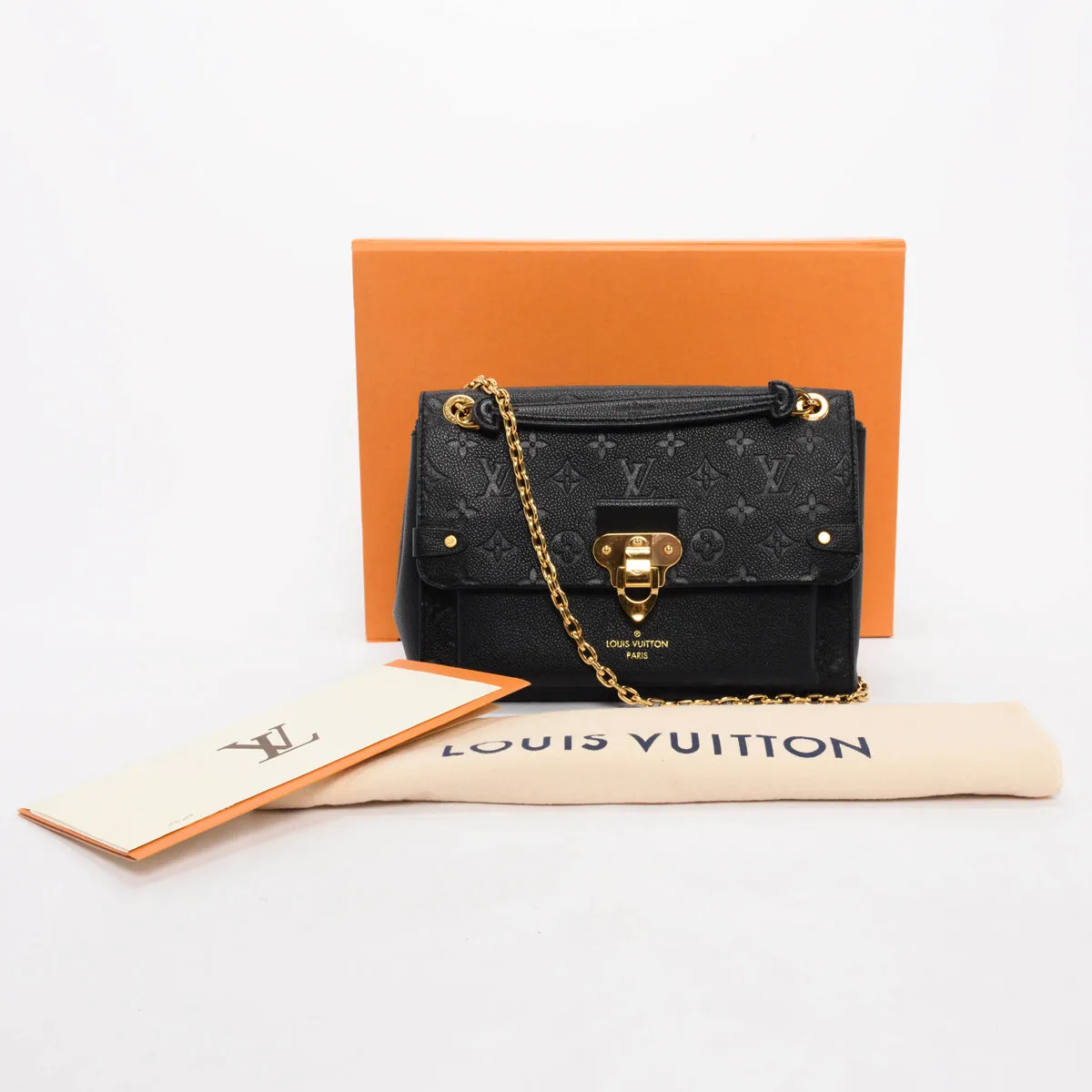 Louis Vuitton Black Empreinte Monogram Vavin PM Bag