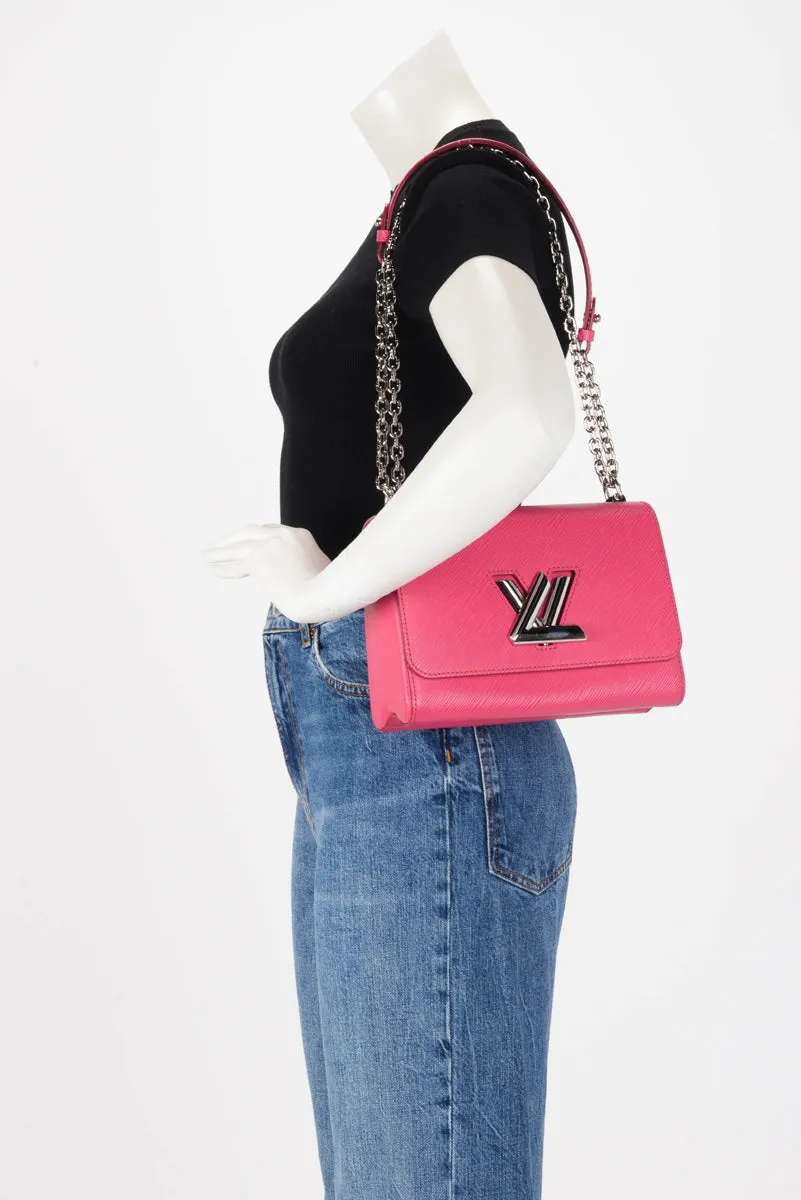 Louis Vuitton Fuchsia Epi Leather Twist MM Bag