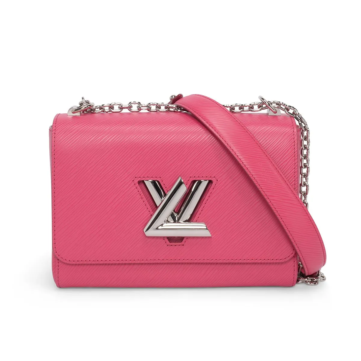 Louis Vuitton Fuchsia Epi Leather Twist MM Bag