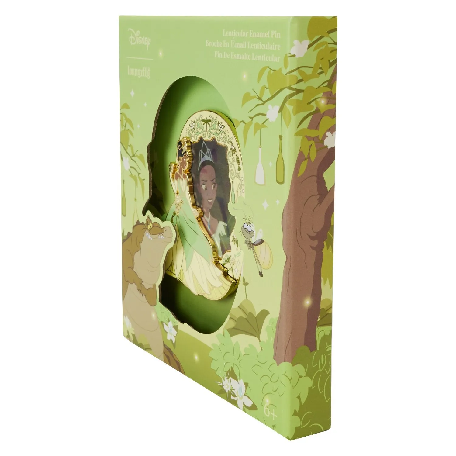 Loungefly Disney Princess and the Frog Tiana Lenticular 3 Collector Box Pin