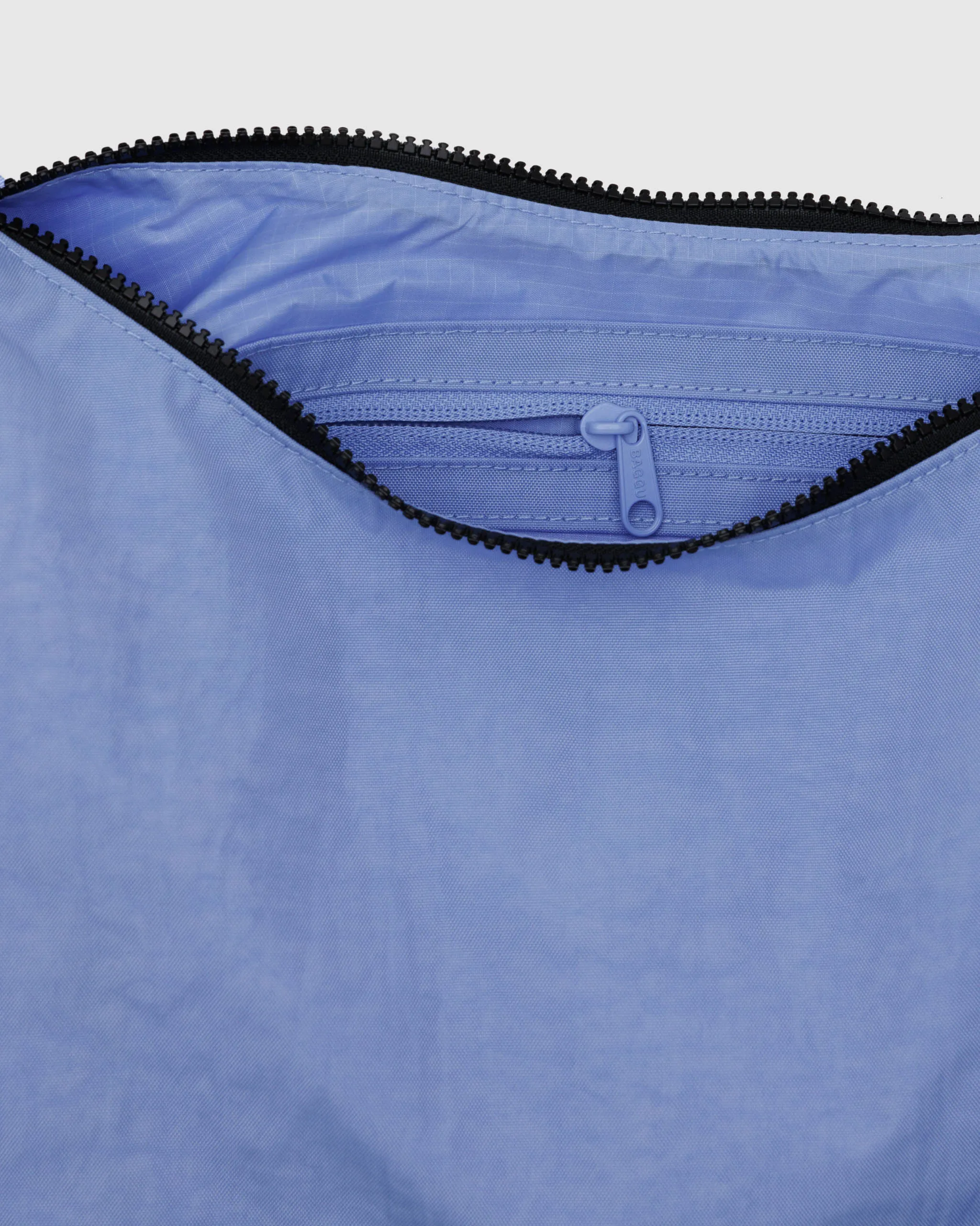 Medium Nylon Crescent Bag in Cornflower