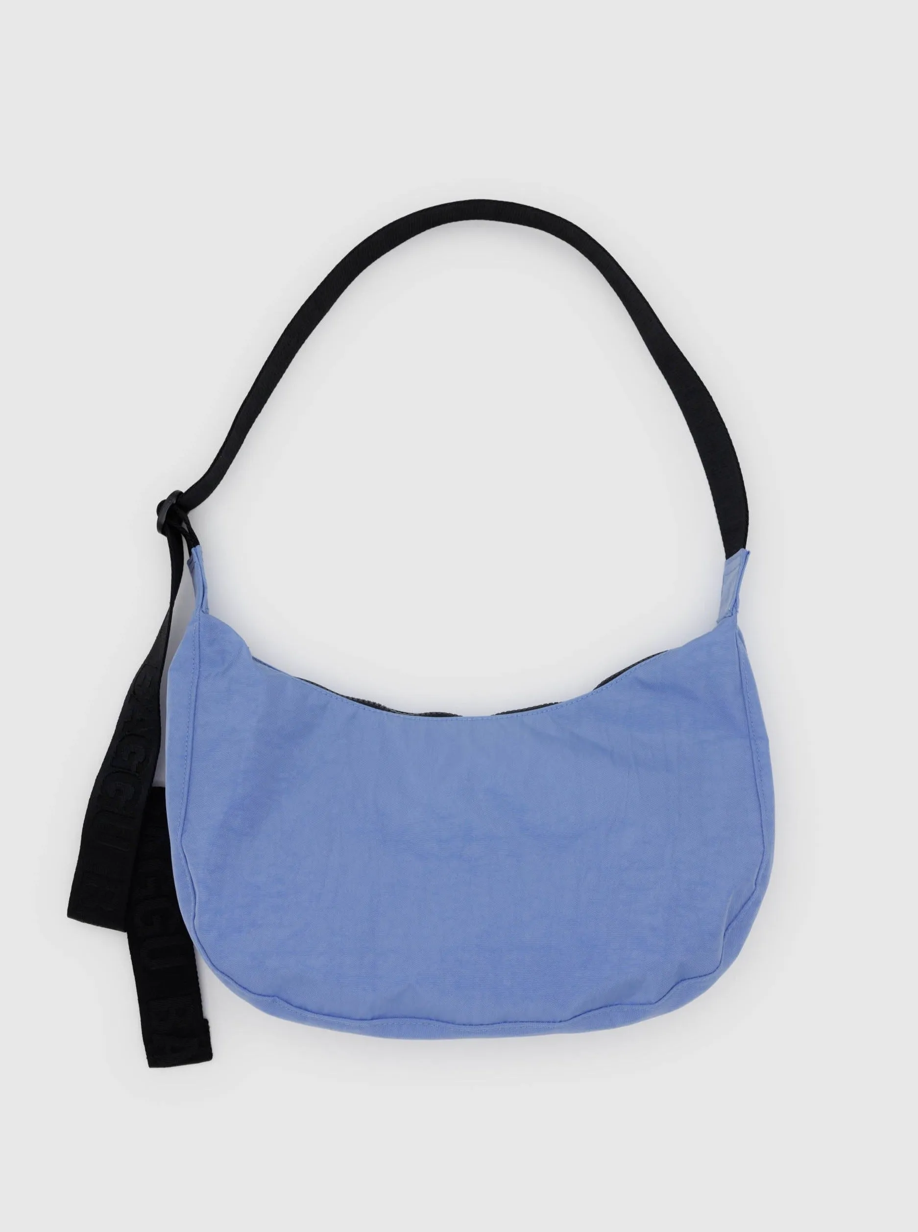 Medium Nylon Crescent Bag in Cornflower